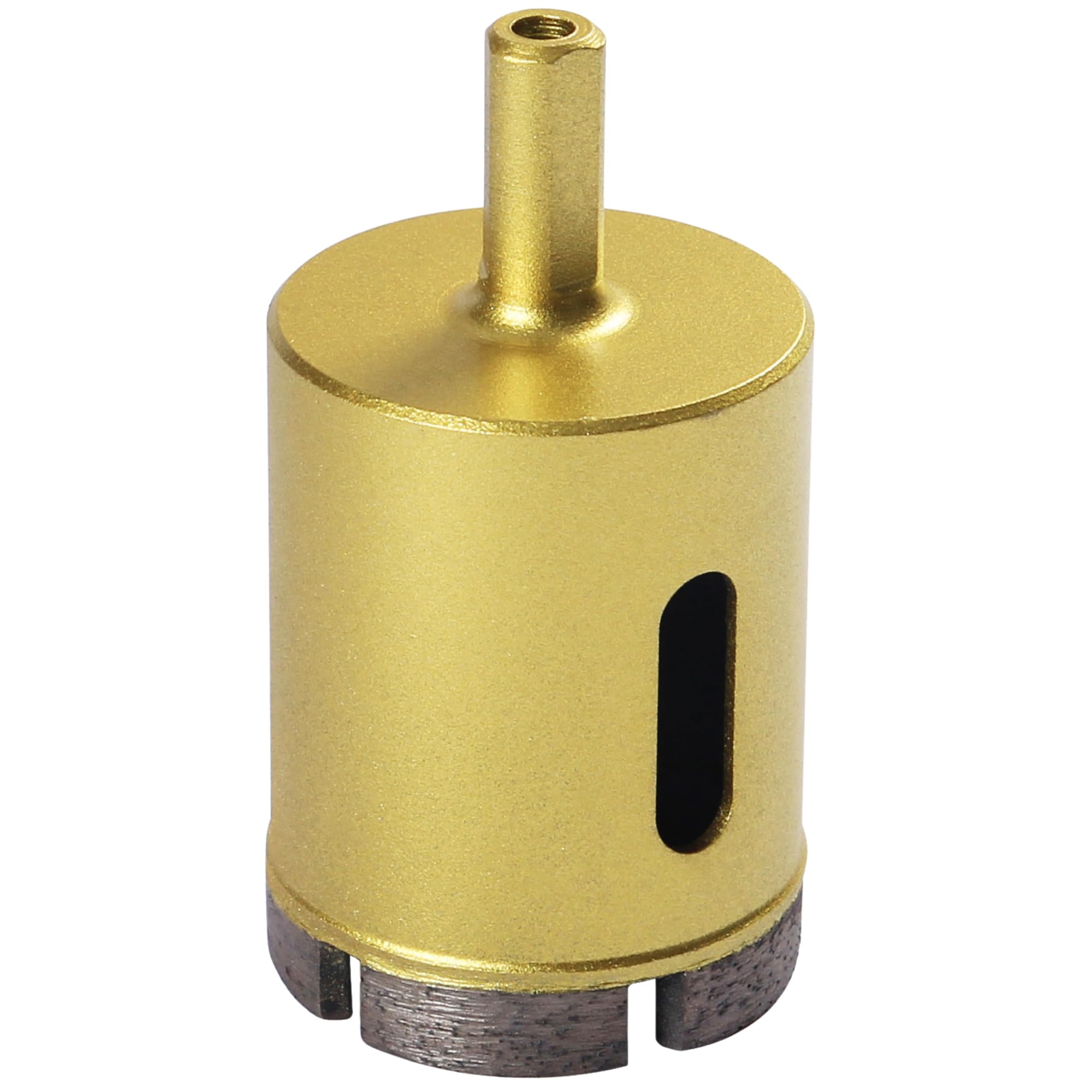 Drilax 1-3/8" Diamond Masonry Hole Saw | Heavy-Duty Dry Core Drill Bit for Concrete, Stone & Granite | 3/8" Shank | 2-Inch Deep Cut