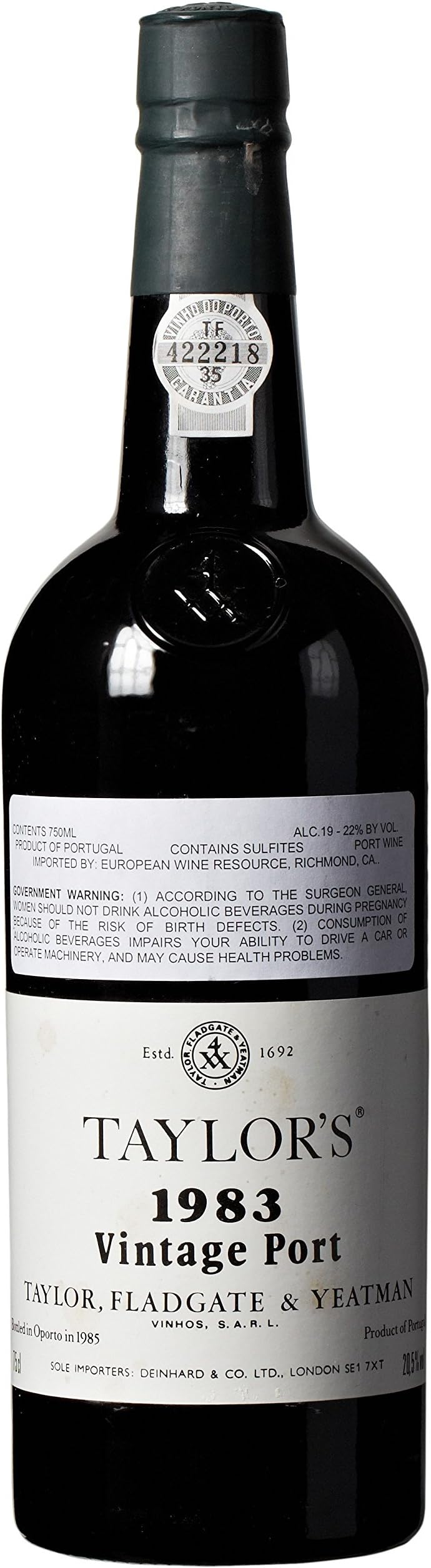 1983 Taylor 750 mL