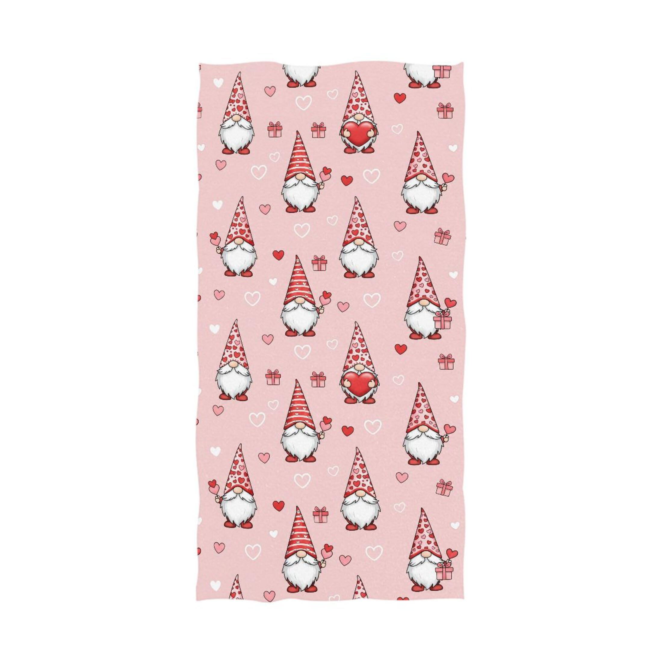 Kutsu Gnomes Bath Towel, Highly Absorbent Cotton Soft Bath Hand Towel for Bathroom Kitchen Hotel Spa, 64 x 32 In