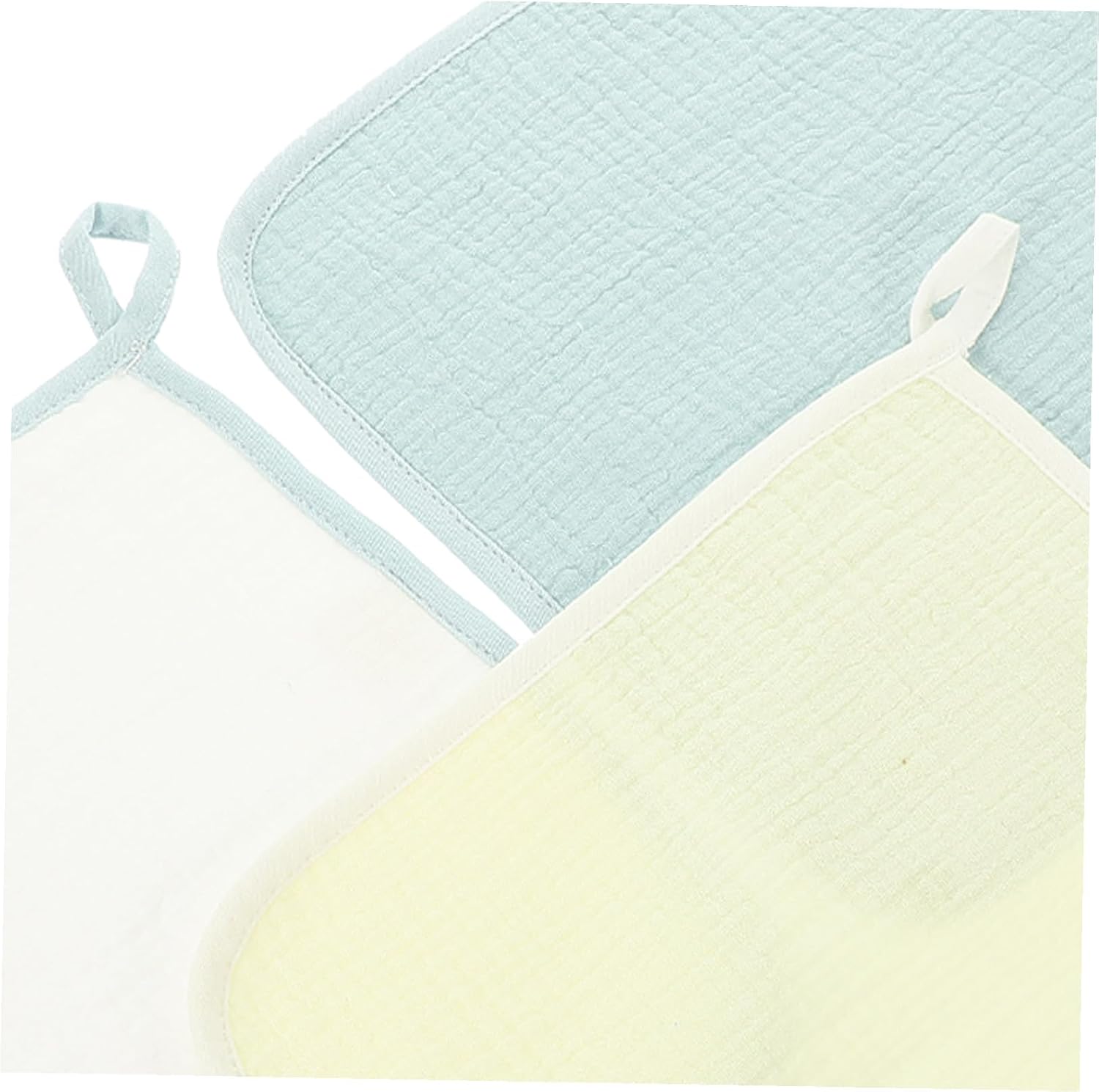BESPORTBLE 3Pcs Washing Towels Soft Cotton Saliva Towels for Newborns Breathable Cloth Wipes Mixed Style Highly Absorbent and Safe for Boys