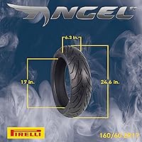 Vista 3 de Pirelli Angel ST 120/70ZR17 (58W) Neumáticos delanteros y 160/60ZR17 (69W) traseros para motocicleta – Neumático deportivo de alto rendimiento