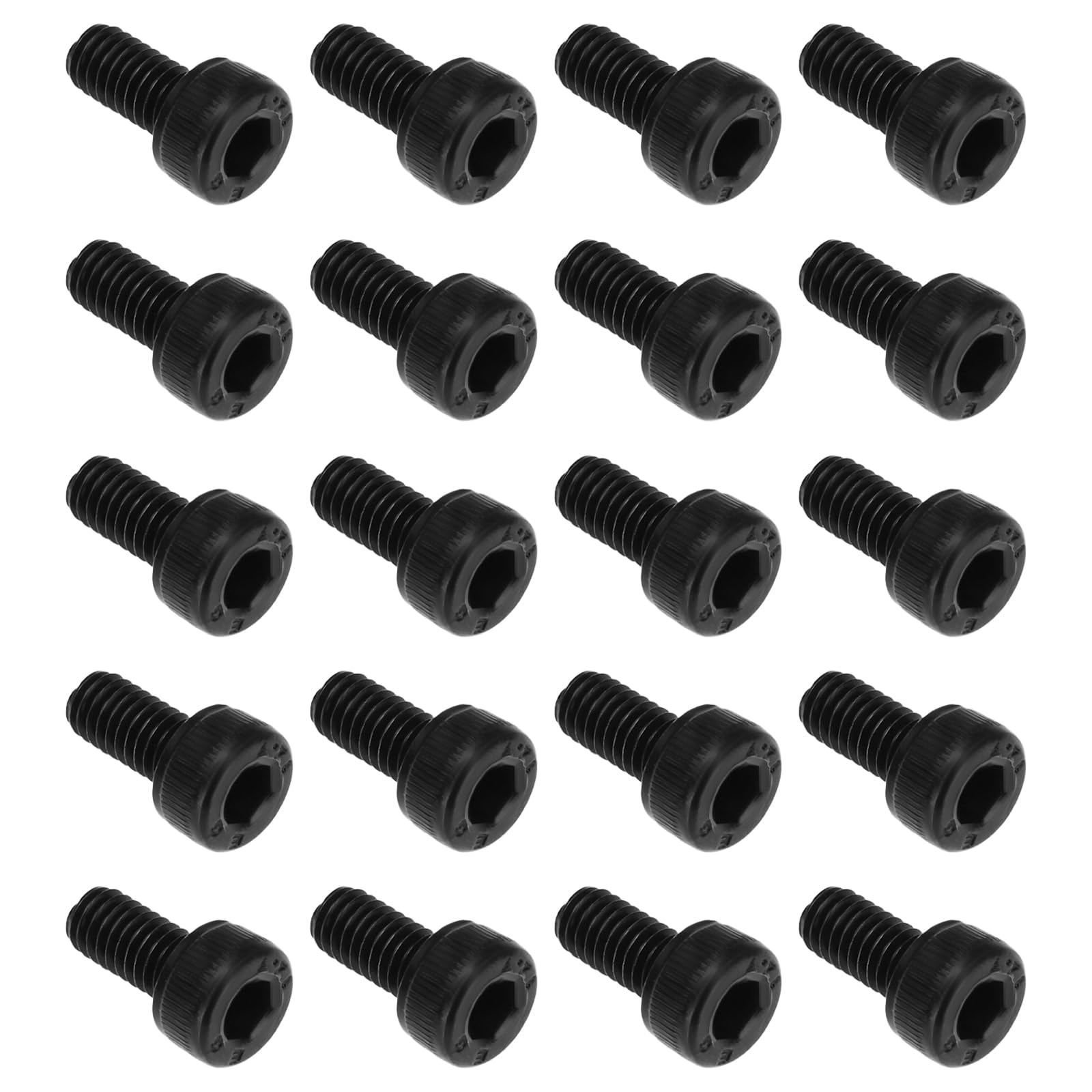 ECSiNG 48 Stück Fahrradpedalbolzen Schrauben M4 X 8 Mm Innensechskant-Gewindeschrauben 40Cr-Pedalstift Kompatibel mit Horizon Pro Sam Hill Flat CL