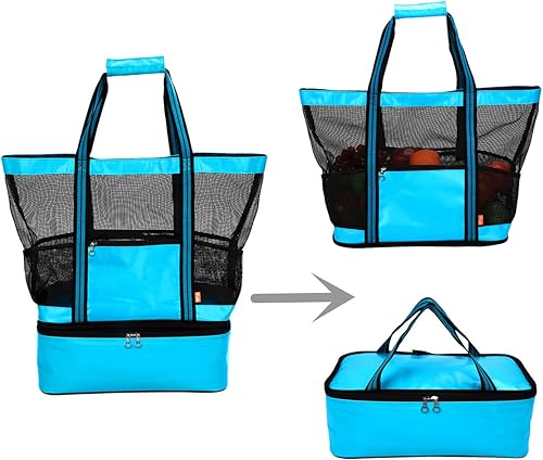 Miniatura 5 de yodo Bolsa de playa con enfriador aislado para picnic y fiesta en la piscina