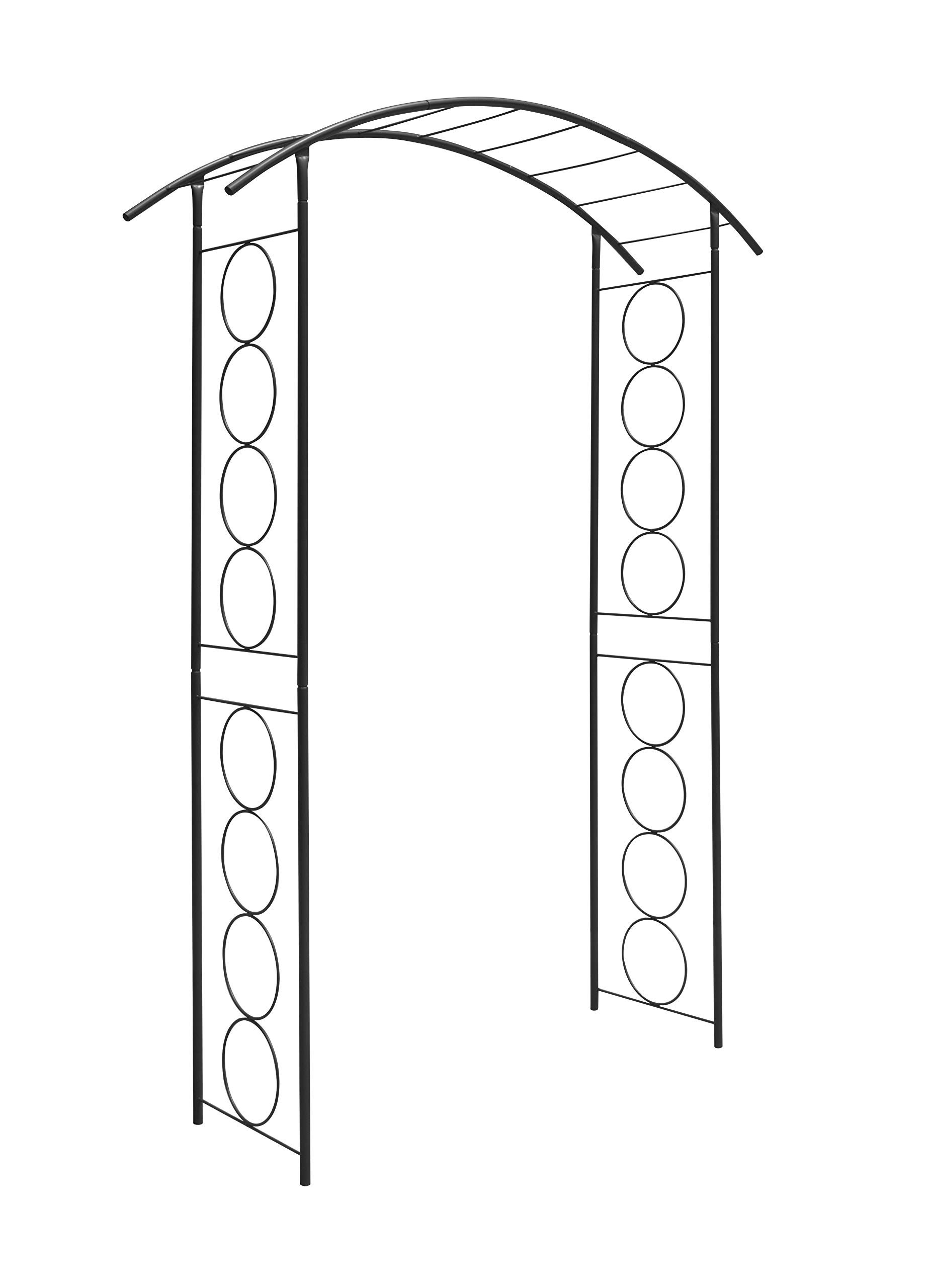 Louis Moulin Gartenbogen Aus Rundrohr - 148x40x207 Cm, Tannengrün, 20 Mm Durchmesser