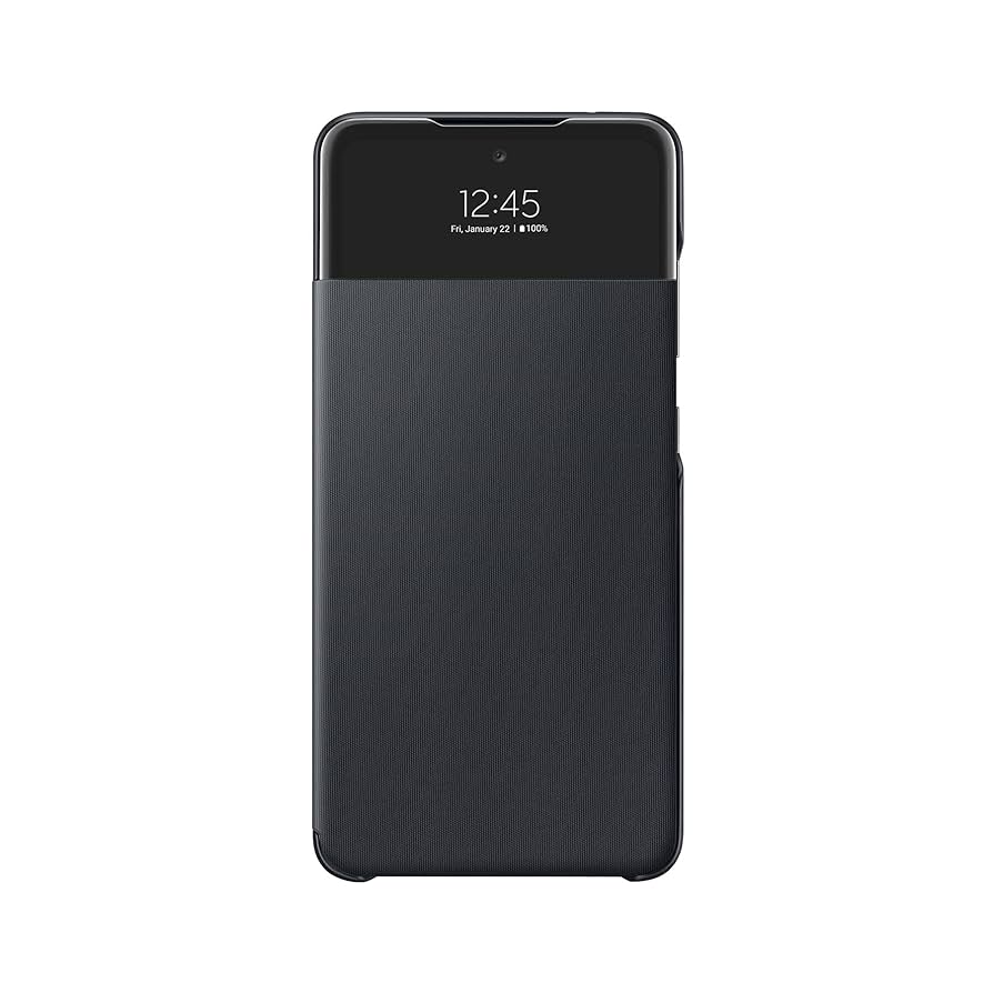 Amazon.co.jp: by Galaxy A52 5G Smart S View Wallet Cover