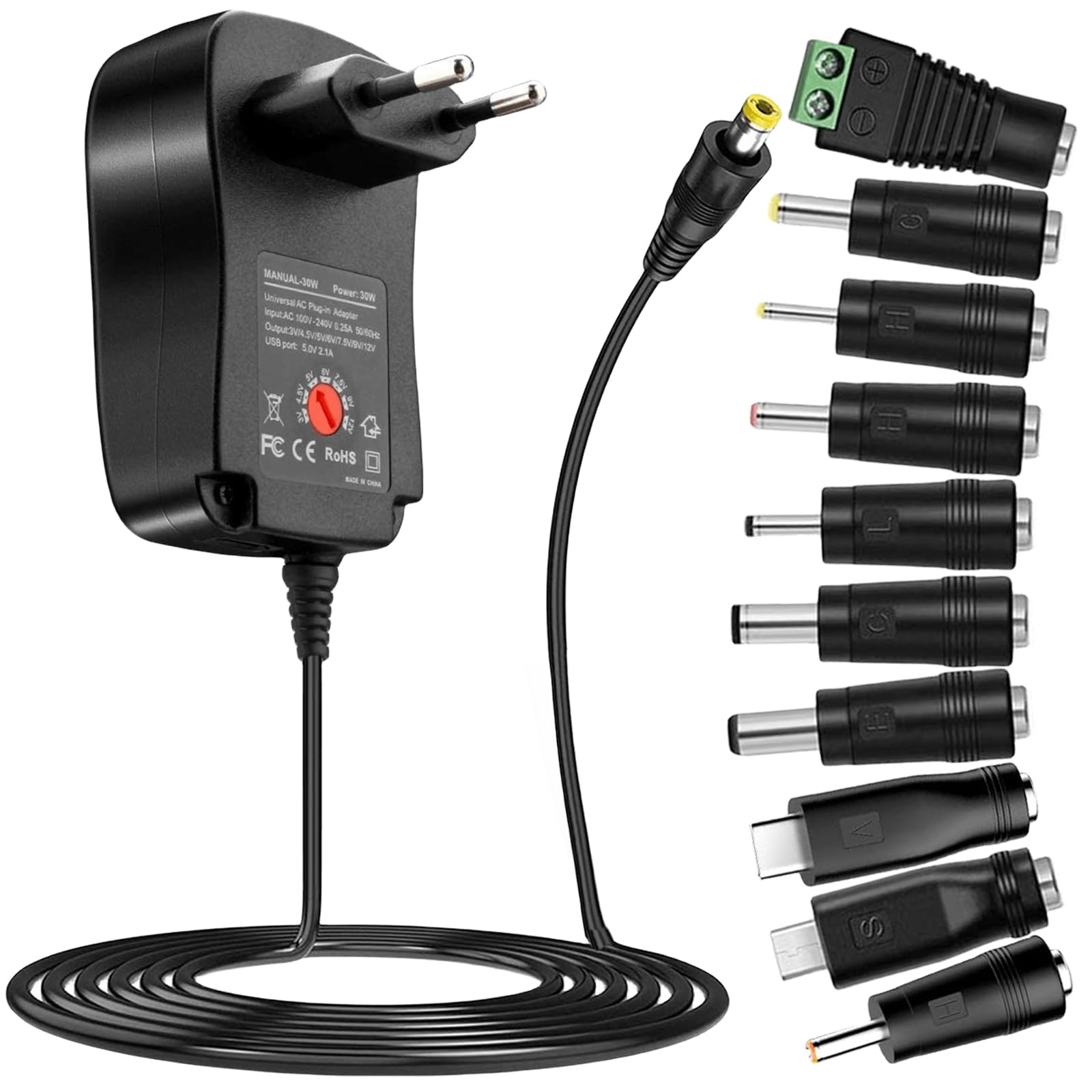 Alimentatore 3v Dc Alimentatore Caricabatterie Adattatore AC-AC 9V 2A Per Linea 6 PX-2g PX2 MM4 PX2 Alimentatore Universale Regolabile - Foto 5