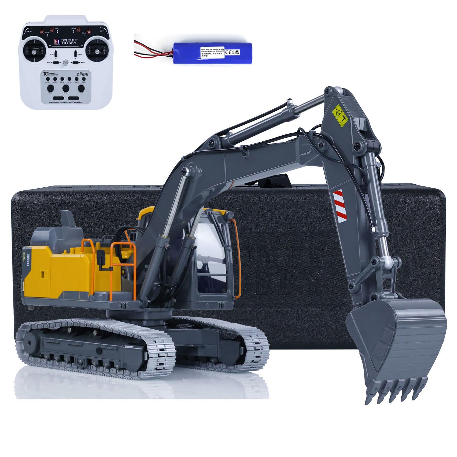1/14 RC escavatore Double E E010 EC160E lega completa metallo tecnica veicolo giocattolo