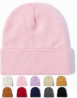 Beanie Hats for Women Slouchy Beanies for Men Knitted Caps for Women Soft Warm Unisex