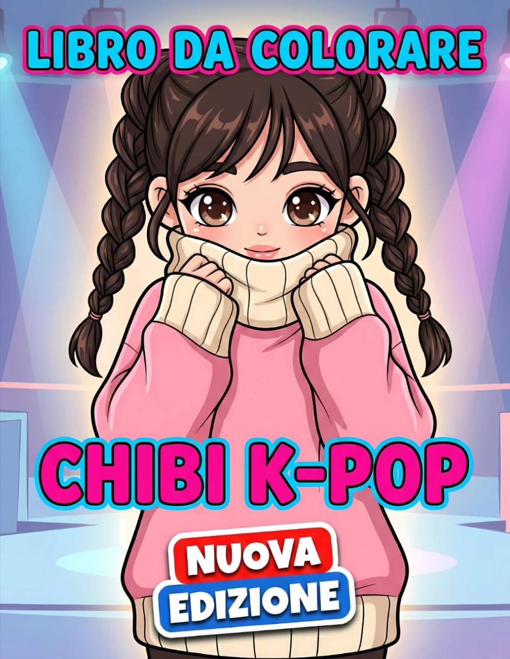 Libro da Colorare Chibi K-Pop: Raccolta di Personaggi Carini e Piccole Star Musicali per Artisti di Tutte le Età