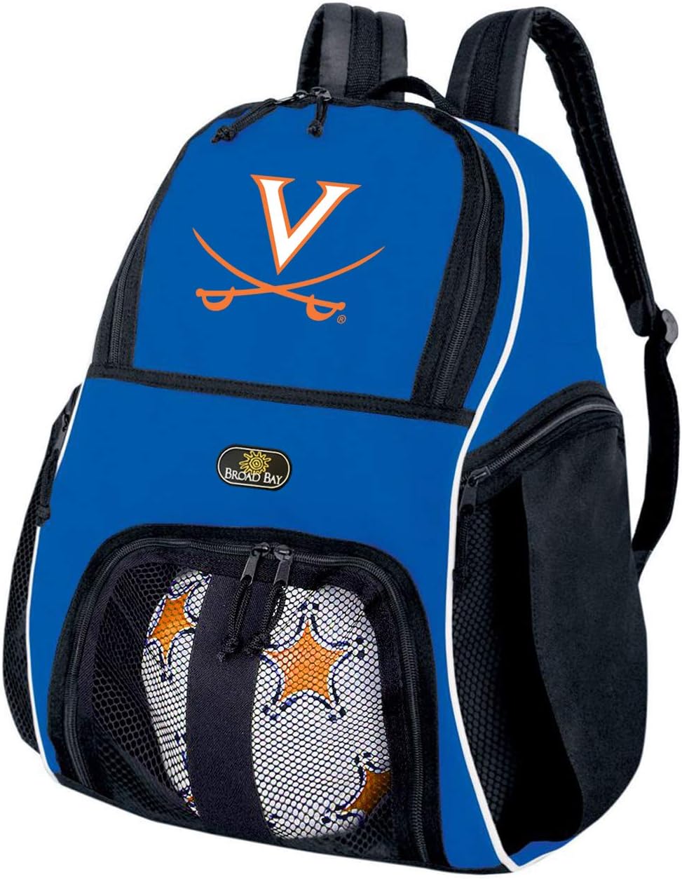 Broad Bay University of Virginia Soccer Ball Backpack UVA Volleyball Bag Travel Practice