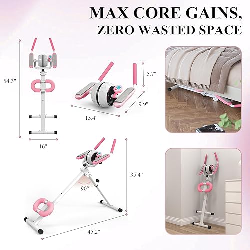 Miniatura 6 de Máquina de Abdomen PAETA, Equipo de Entrenamiento de Abdomen para Gimnasio en Casa, Máquina de Entrenamiento de Abdomen para Ejercicio de Abdomen,