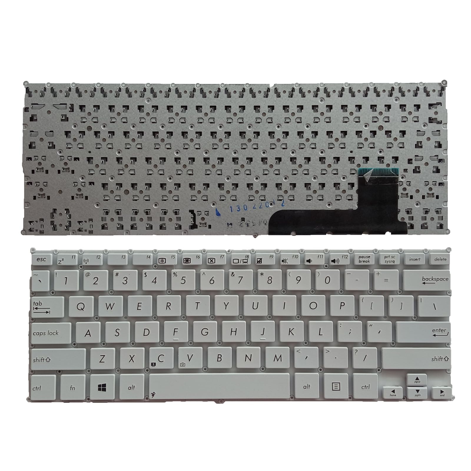 Clavier américain pour ASUS Q200 Q200E S200E X201 blanc US - 4