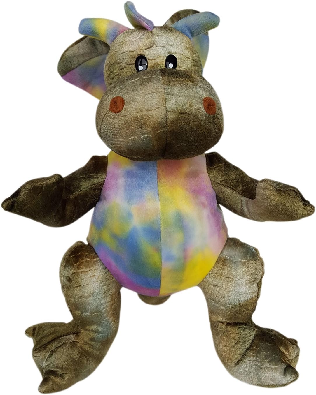 Cuddly Soft 16 inch Stuffed Purple & Green Dragon...We Stuff 'em...You Love 'em!