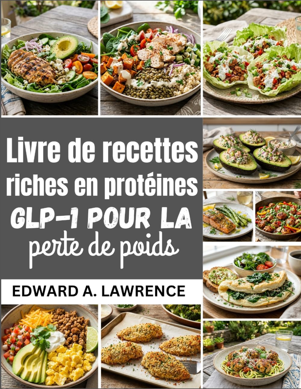 Livre de recettes riches en protéines GLP-1 pour la perte de poids