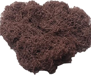 GTGSYRM Musgo Verde Artificial for macetas, Musgo Verde Artificial, Musgo Artificial for Plantas de Interior, for decoración DIY, modelismo, Paredes, recipientes de Vidrio y hogar.(Brown,1.76oz)