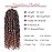 Leeven 8 Packs Ombre Brown Passion Twist Hair 10 Inch Pre Twisted Short Passion Spring Twist Crochet Braids Hair With Curls At The Ends Synthetic Bohemian Braiding Hair Extensions for Women T30
