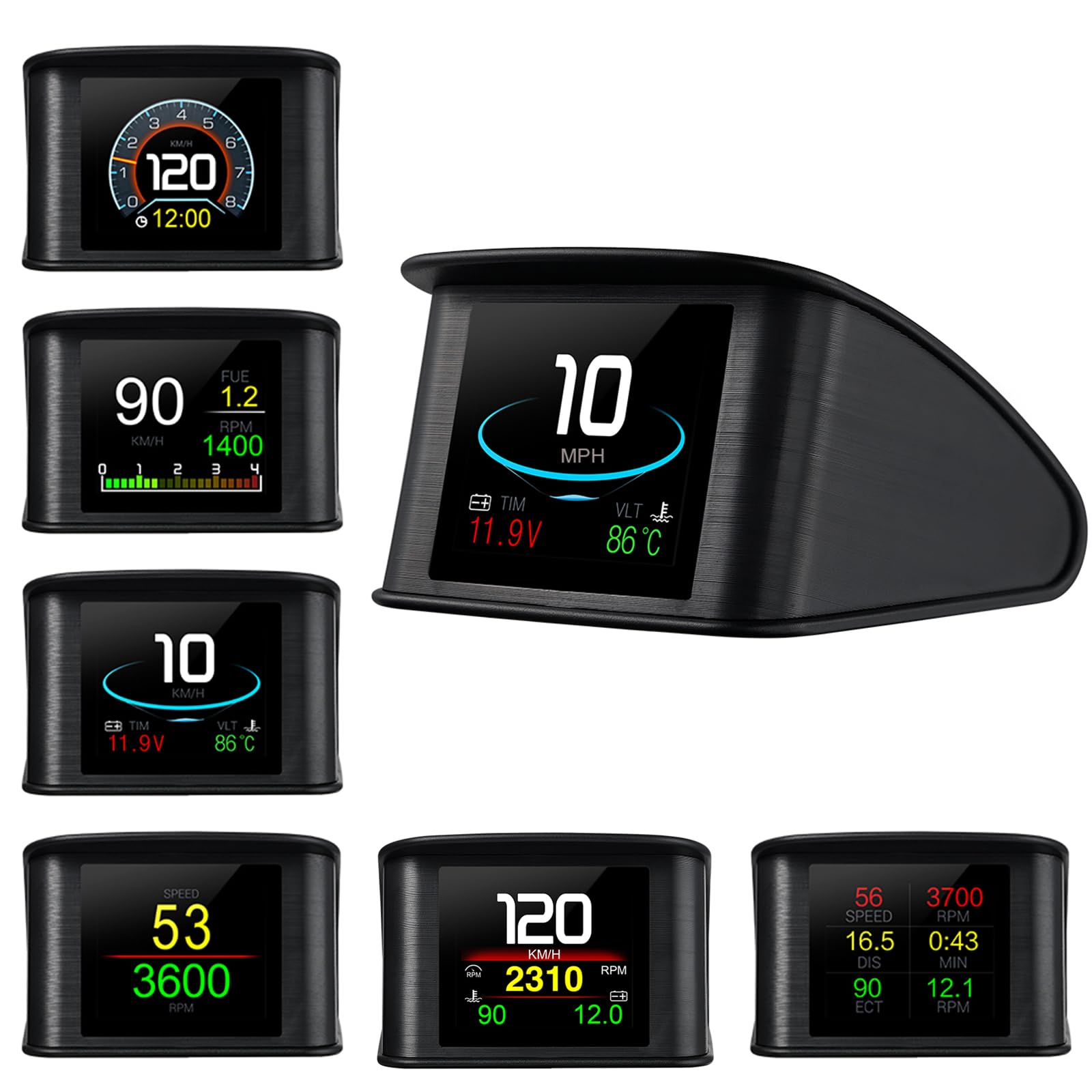 P10 PRO Auto OBD2 Head Up Display Digital Geschwindigkeitsmesser an Bord Computer Übergeschwindigkeitslarm Motor Fehlercode Elektronisches Zubehör