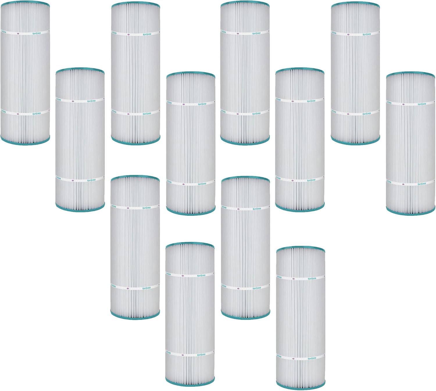 Hurricane Filters 12 Pack HF7470-04 Advanced Pool Filter Cartridge - Replacement for PCC80, Unicel C-7470, Filbur FC-1976, Pentair Clean & Clear 320