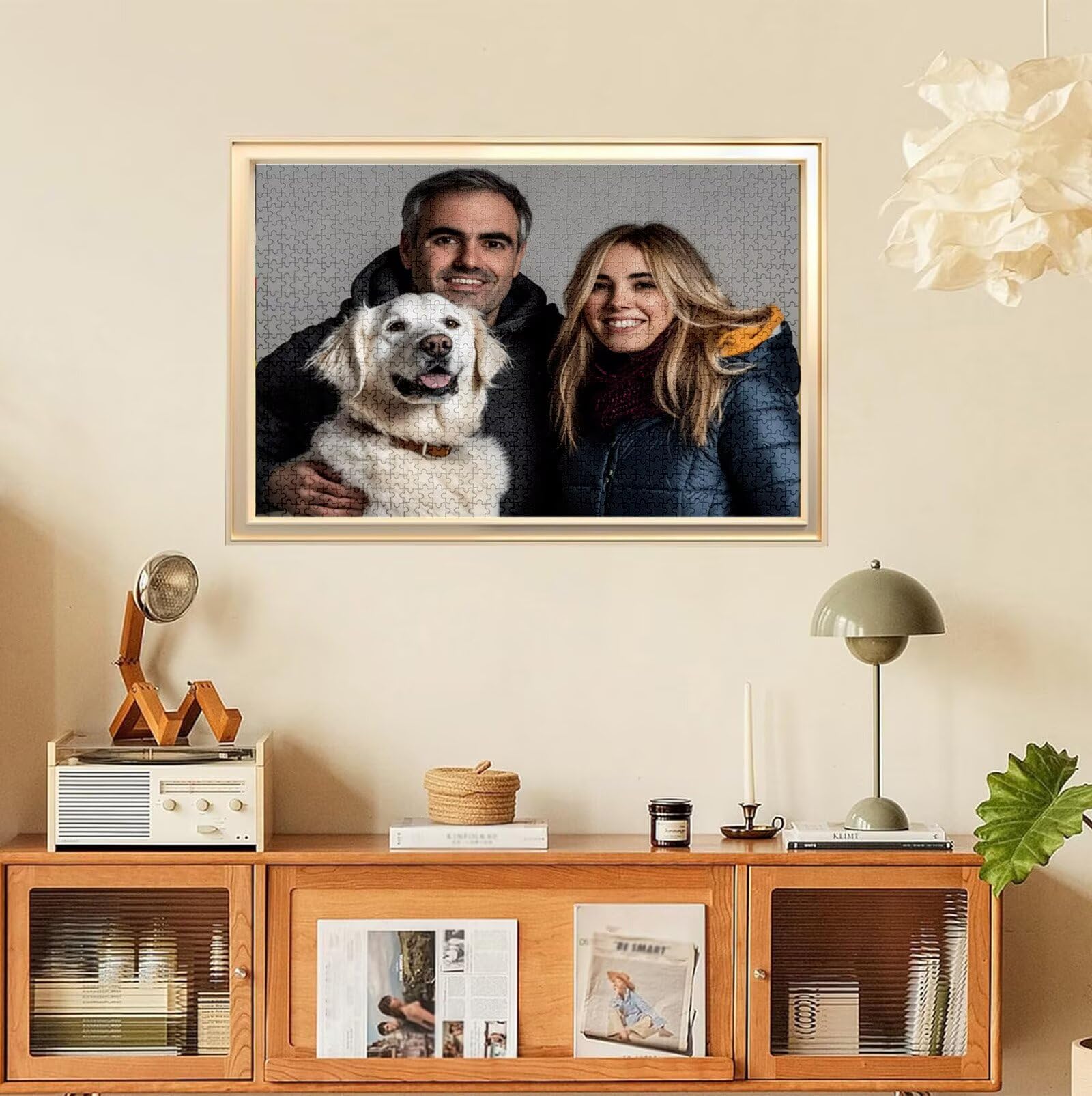 Puzzle Personalizado con Foto, Personalizada Rompecabezas Personalizado Diseña tu Logo Foto o Texto, Personalizado Navidad Halloween San Valentín Parejas Niños Familia Amigos h-3605