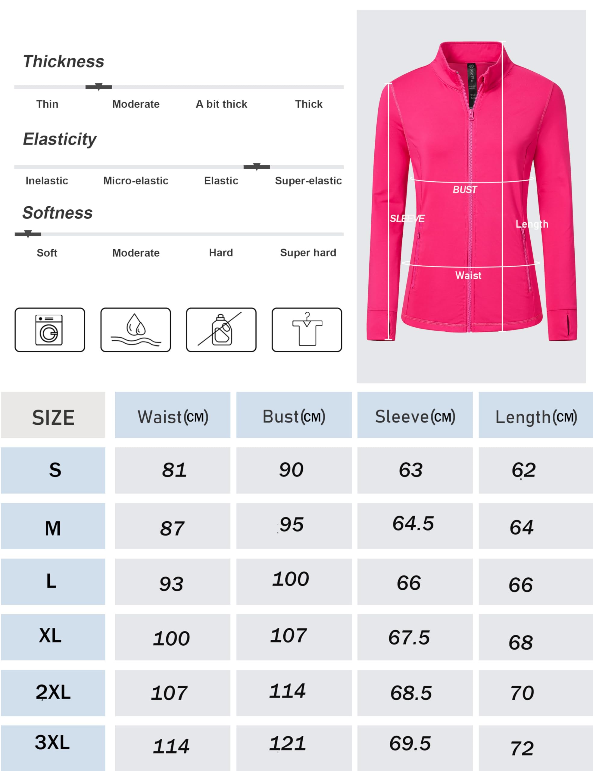 MoFiz Anoraks de Course À Pied Femme Vestes de Sport Femme Femme