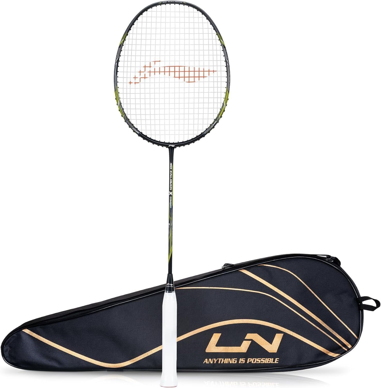 Amazon.com : Li-Ning 3D Calibar X Combat Carbon Graphite Strung