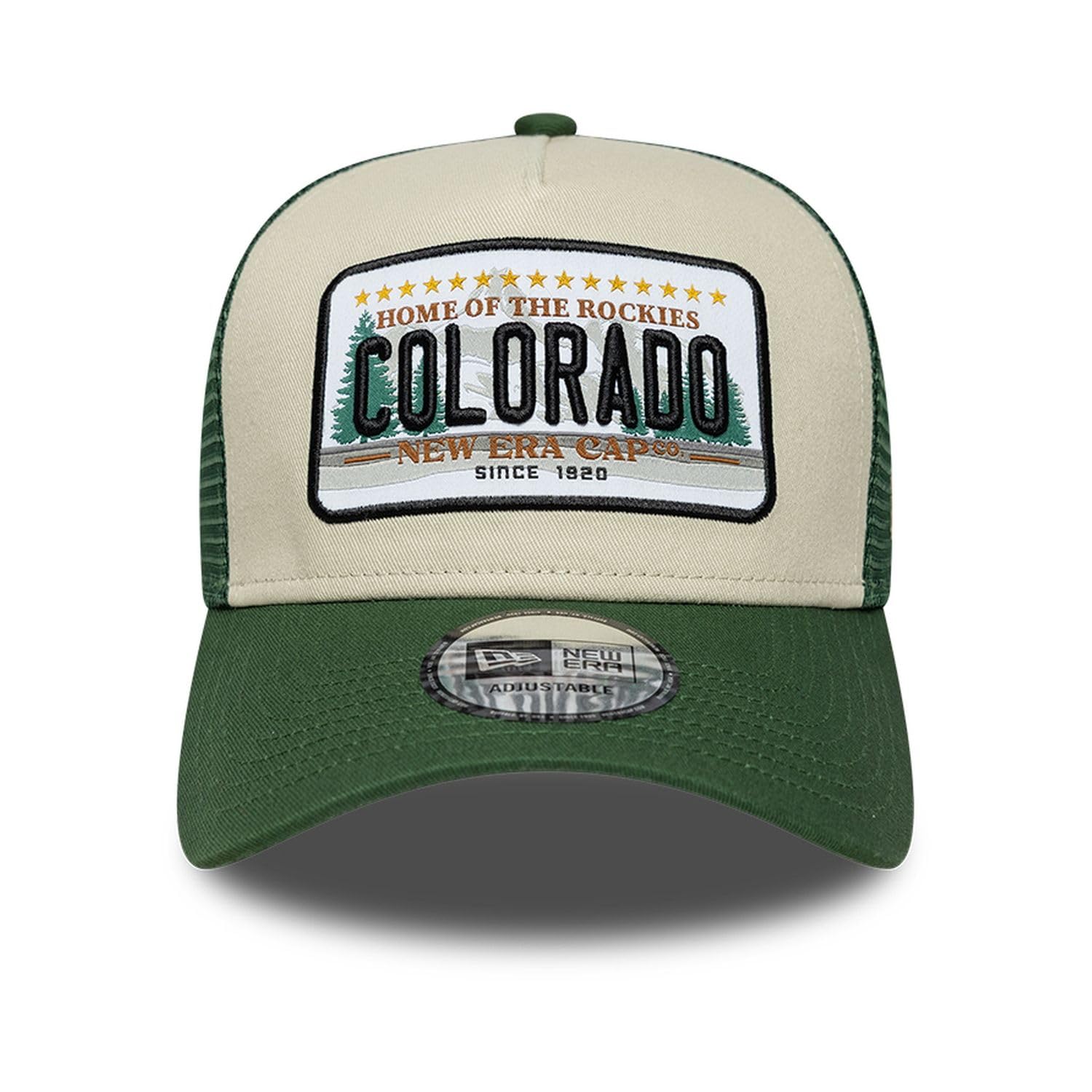 New Era Dorośli 9Forty Colorado Trucker Tablica Rejestracyjna Czapka Z Daszkiem