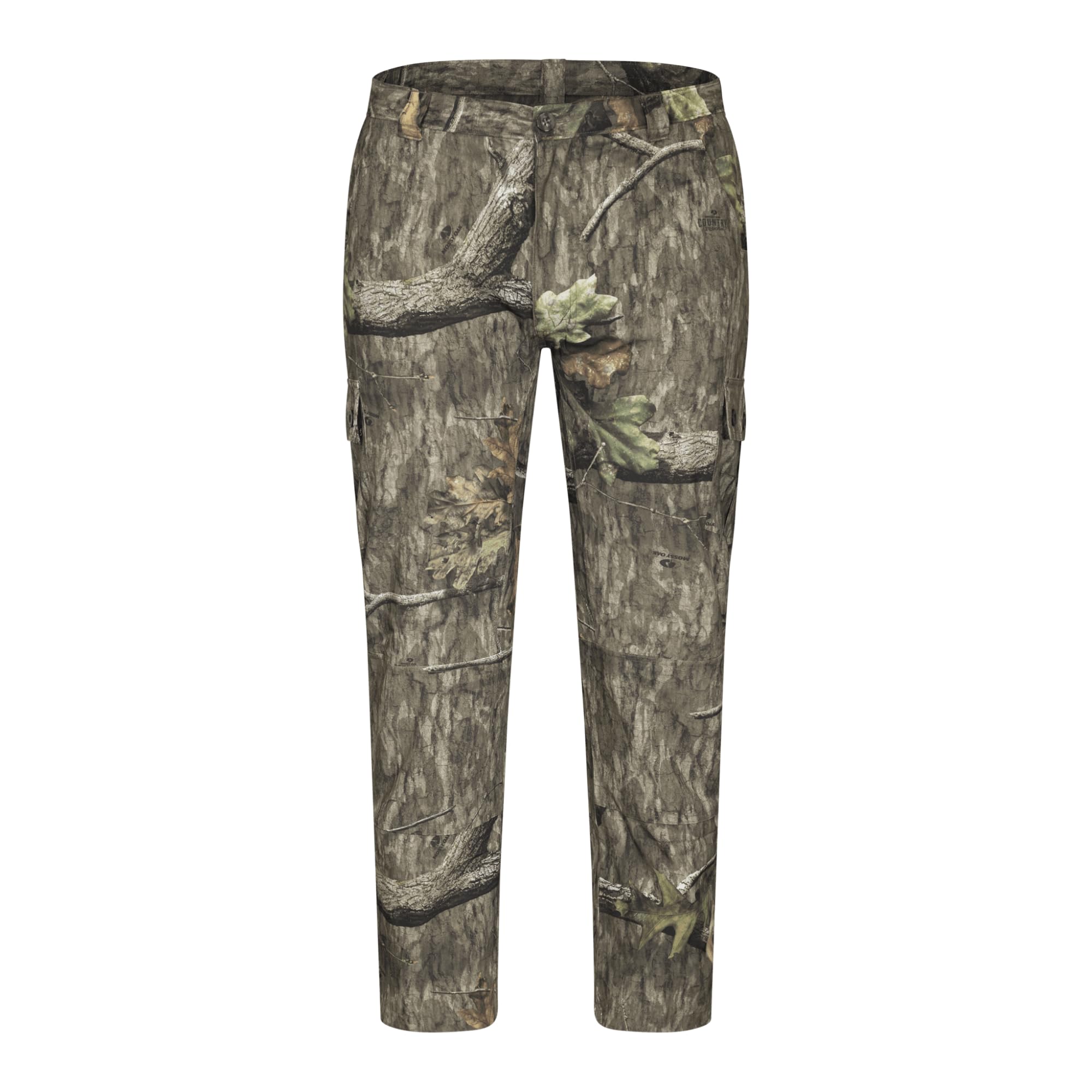 Mossy Oak Men's Standard Lightweight Camo Hunting Pants Tibbee, Country DNA, Medium