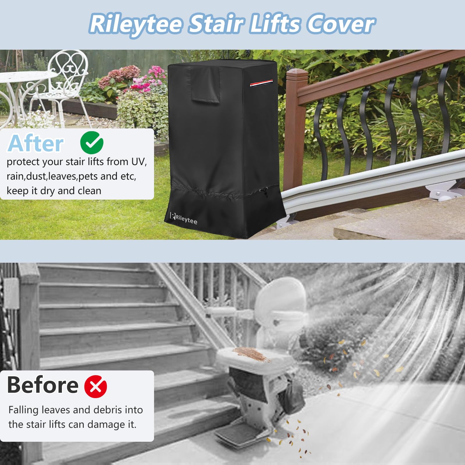 Stair Lift Cover - Waterproof Protection -8 Stair Lift Cover - Waterproof Protection -8