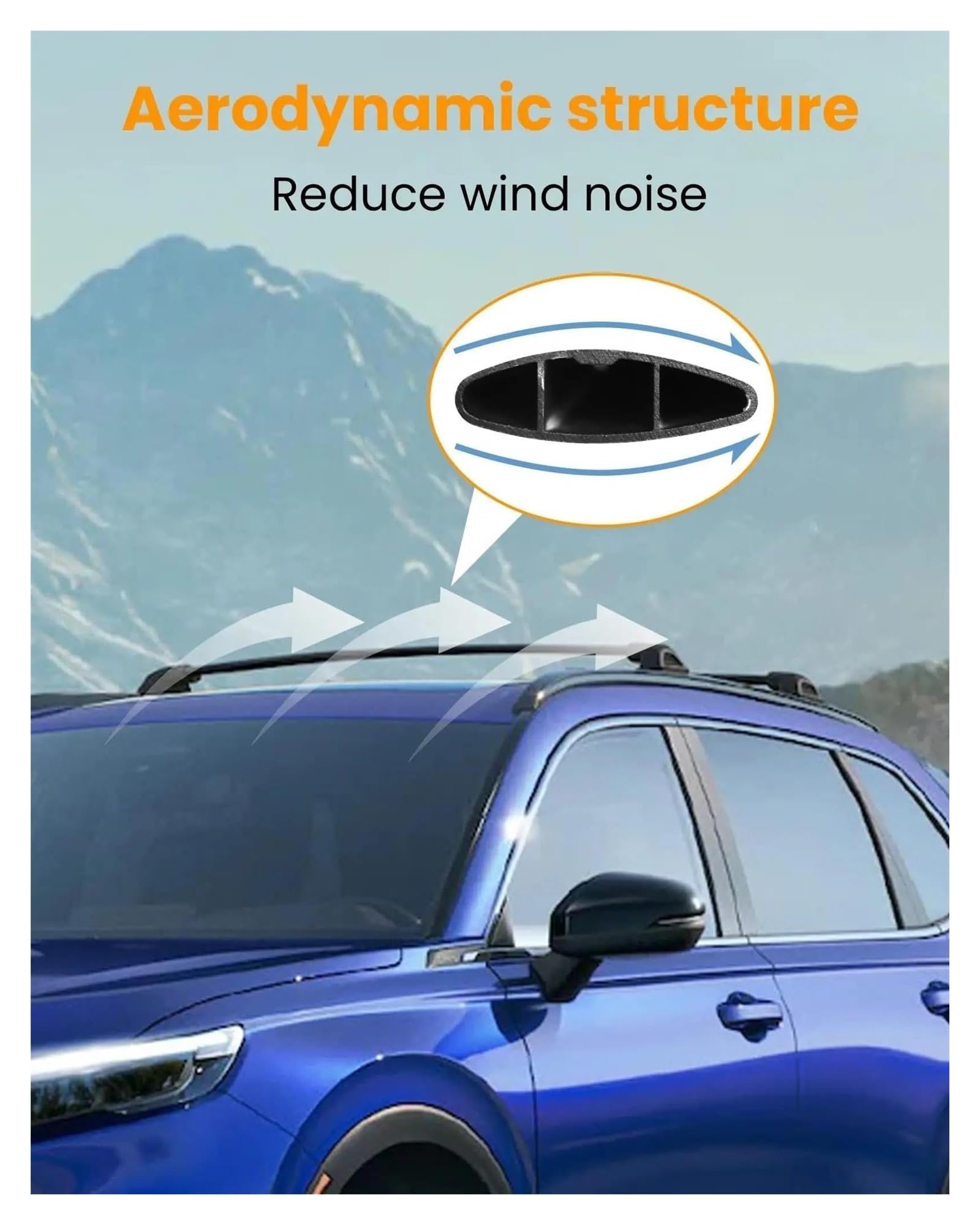 Dachgepäckträger Für CR-V 2023 2024 Aluminium-Seitenschienen Gepäckträger Dachgepäckträger Autoträger 2-teiliges Schienen-Trägersystem Querträger(Silber)