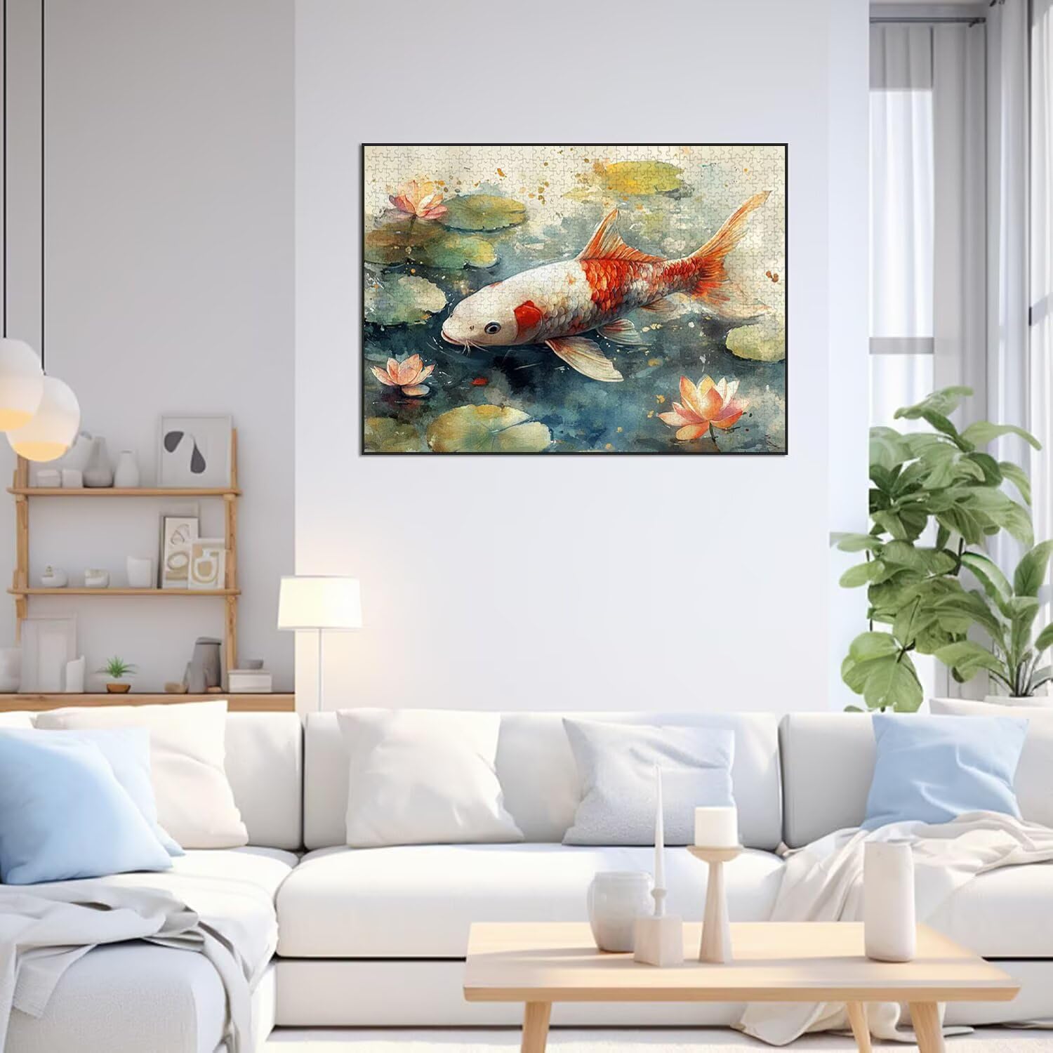 Puzzle 4000 elementów Gem wymagające klasyczne puzzle, n-346 | Rodzinne puzzle, zajęcia relaksacyjne, trudna sztuka puzzle staw, niepożądane wyzwania, prezent dla kobiet