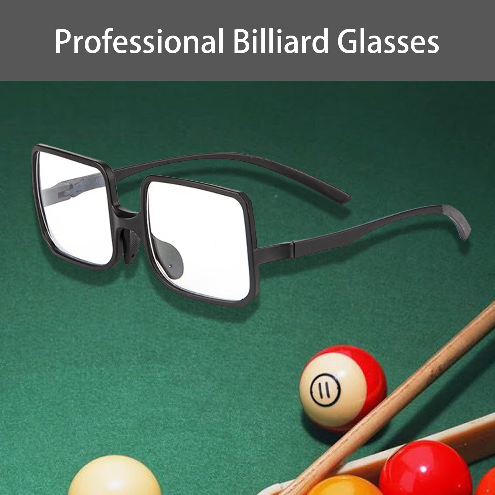 Lunettes de billard professionnelles plein cadre compétition joueur