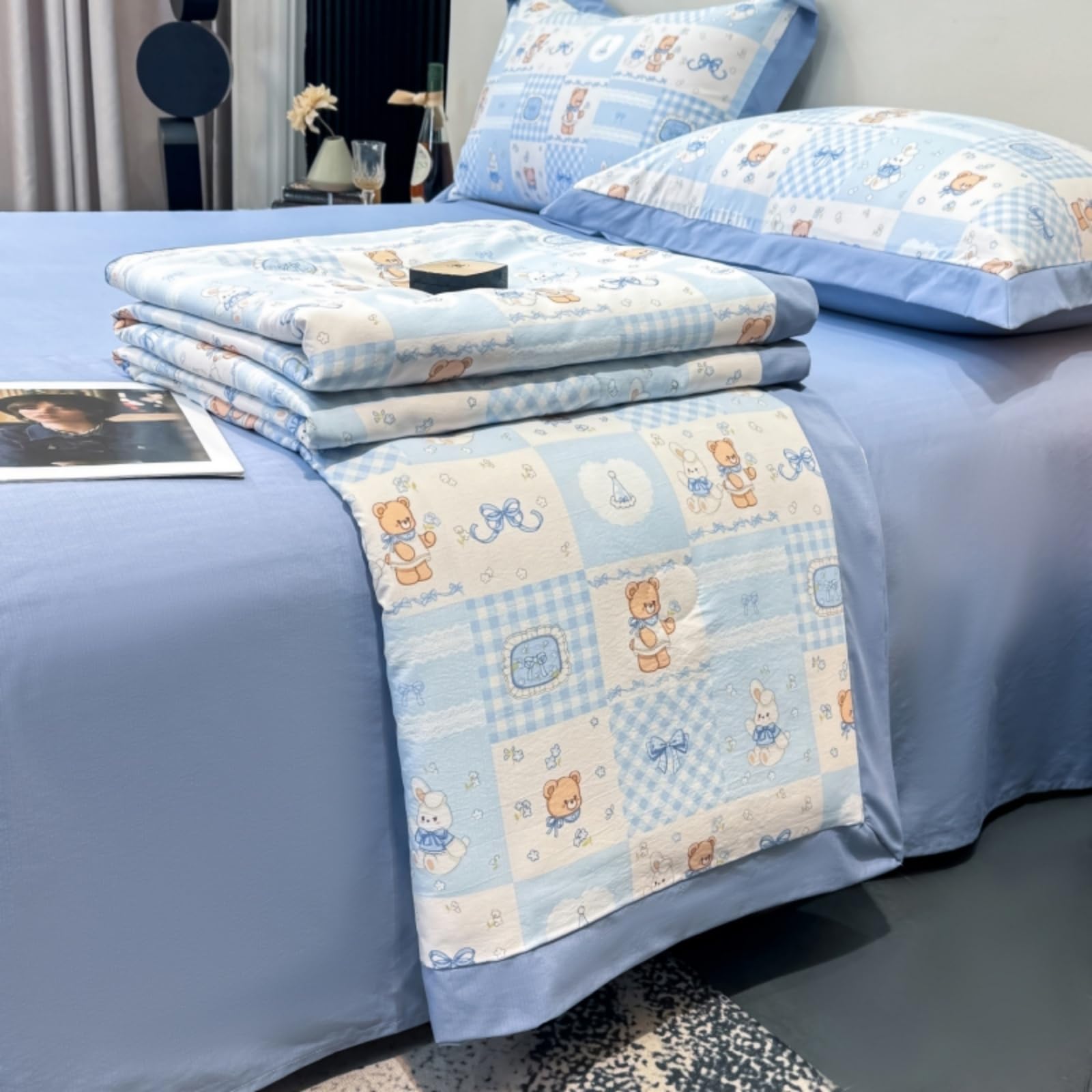 Edredón de verano lavable transpirable para noches calurosas