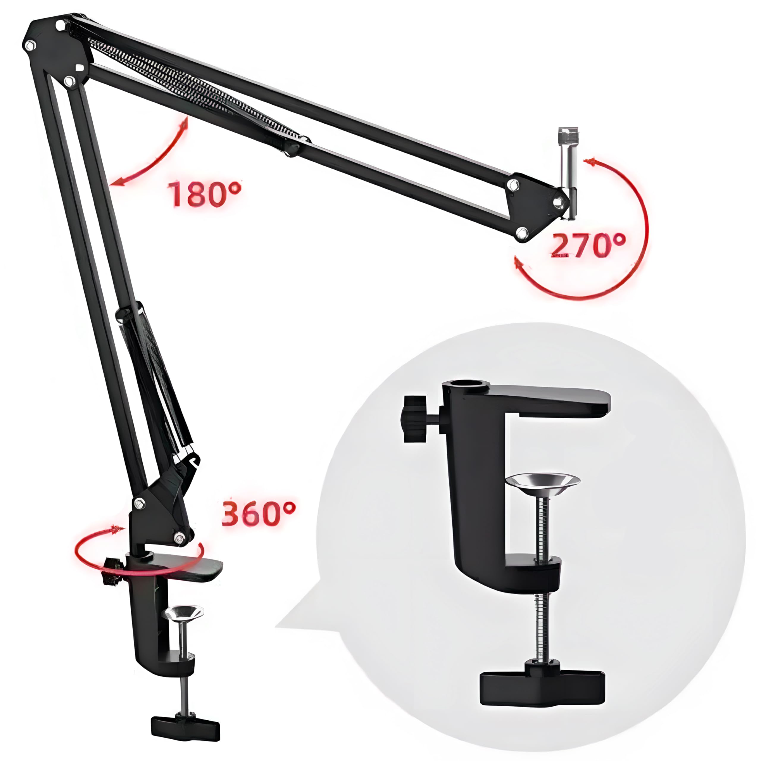 Retoo USB Mikrofon Nierenmikrofon Unidirektionales mit POP Filter Mikrofon mit Verstellbarer Griff Plug&Play Funktion Kopfhörereingang für Audiokünstler Podcaster und Musiker