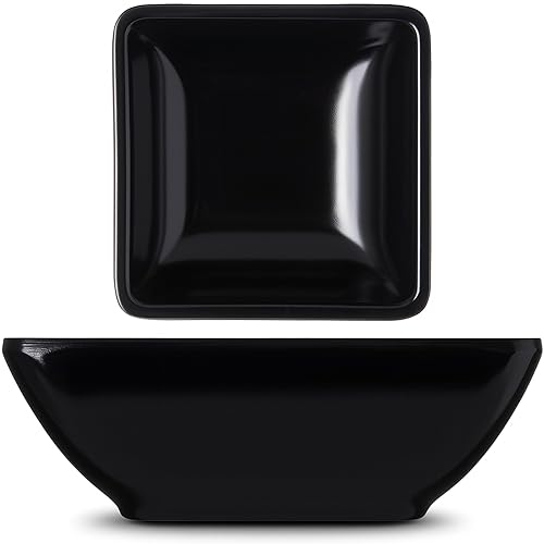 Miniatura 2 de Carlisle FoodService Products 086003 Molde cuadrado individual de melamina, 2 oz de capacidad, 1.5 in de largo x 1.4 in de ancho x 1.0 in de alto,