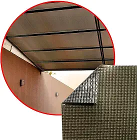 Lona Lowick Impermeável Translucida Para Toldos e Coberturas 1x1,4 Metro Linear (Bronze)