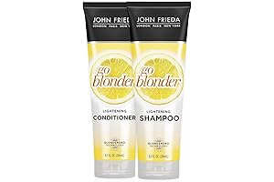 John Frieda Sheer Blonde Go Blonder Shampoo and Conditioner Set: In-Shower Hair Lightening Treatment