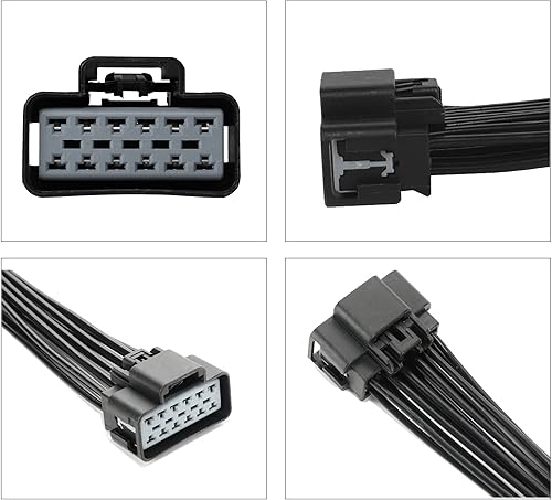 Miniatura 7 de Anina WPT928 Kit de cableado calentadorefrigerado para Ford F150 F250 Explorer Mustang Fusion Lincoln MKS Mercury Milan 12 cables arnés de cableado