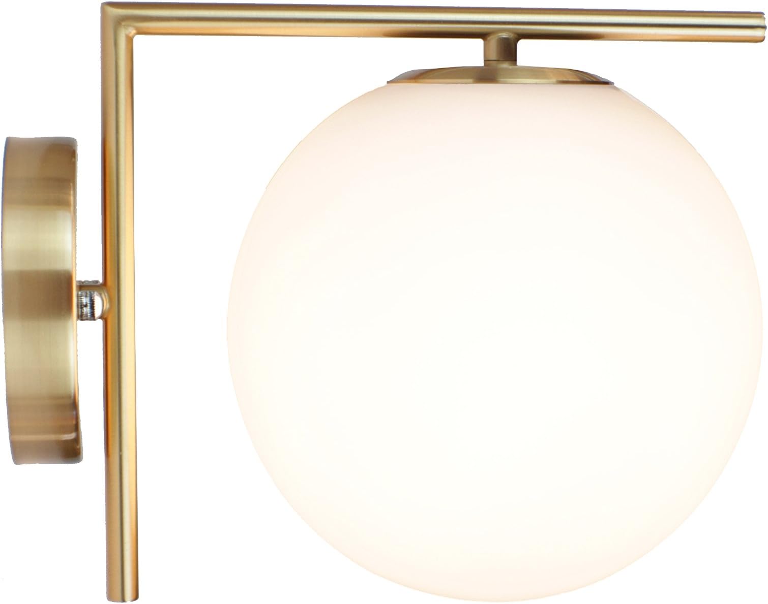 EQMCWB02 Light Mid Century Brass Wall Sconce