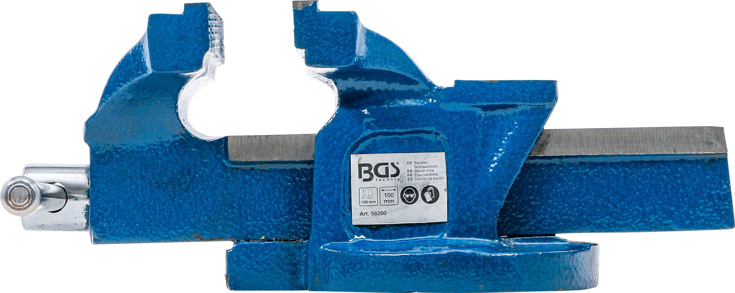 BGS 58260 | Tornillo de banco | mordazas de 100 mm