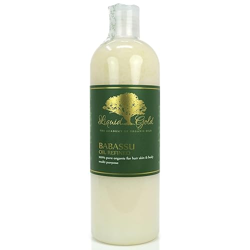 Liquid Gold 16 oz Babassu aceite 100% puro orgánico prensado en frío para la hidratación del pelo de la piel