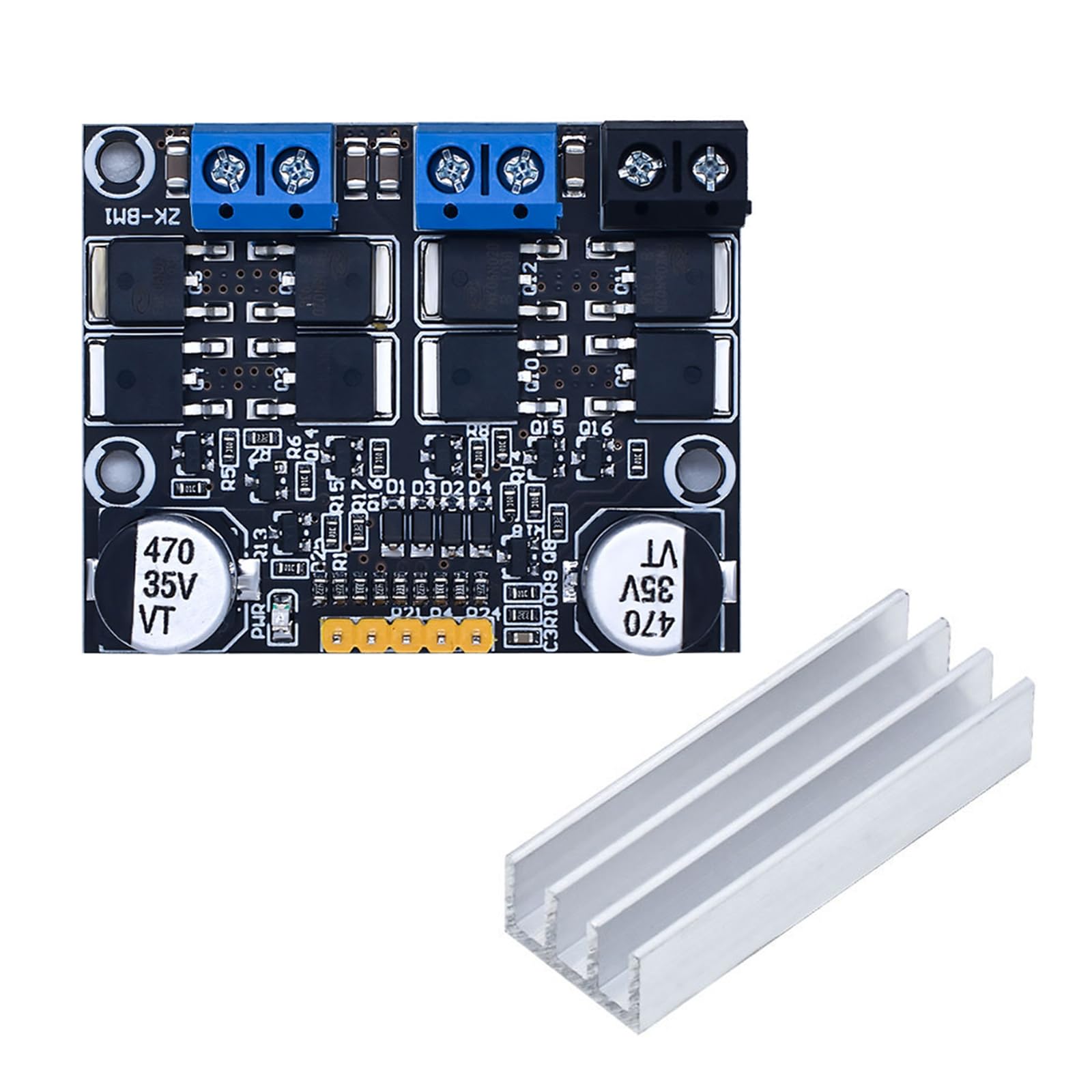 Motor Driver Providing PWMs Speed Reversible Operations and 10A High Current Output Forward Reverse Operations
