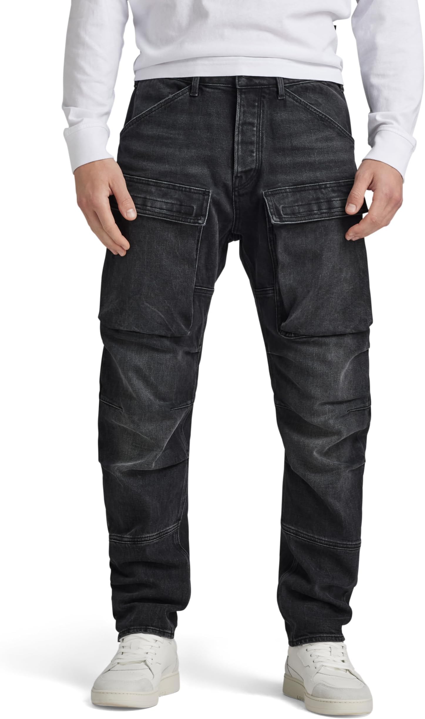 G-Star RAW Men's 3D Straight Tapered Denim Cargo Pants