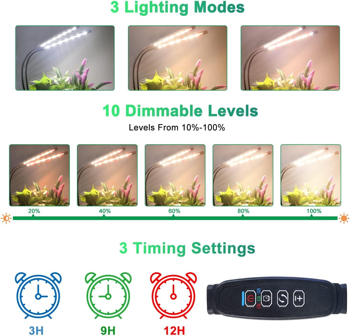 COKOLILA Lampe de Plante,600w COB lampe de croissance Spectre Complet, Lampe Horticole Led avec fonction Daisy Chain, Lampe Horticole LED pour plantes 290x260cm ensemencant des légumes et des fleurs — vue 5