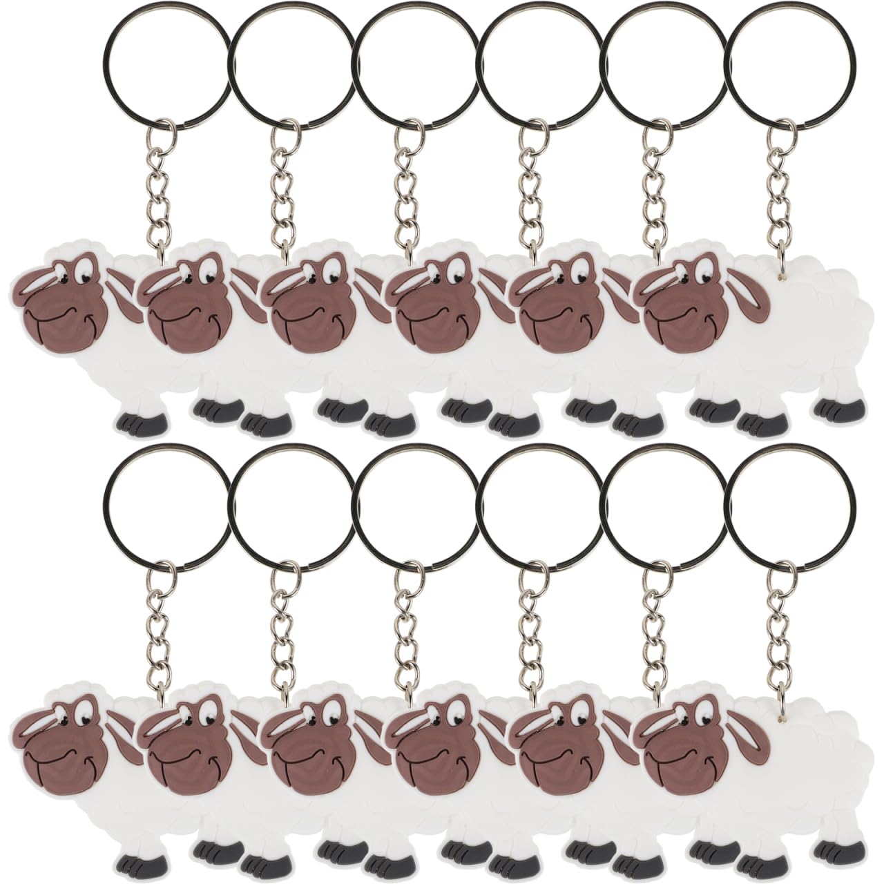 Porte-clés mouton mignon résistant lot 60 pièces