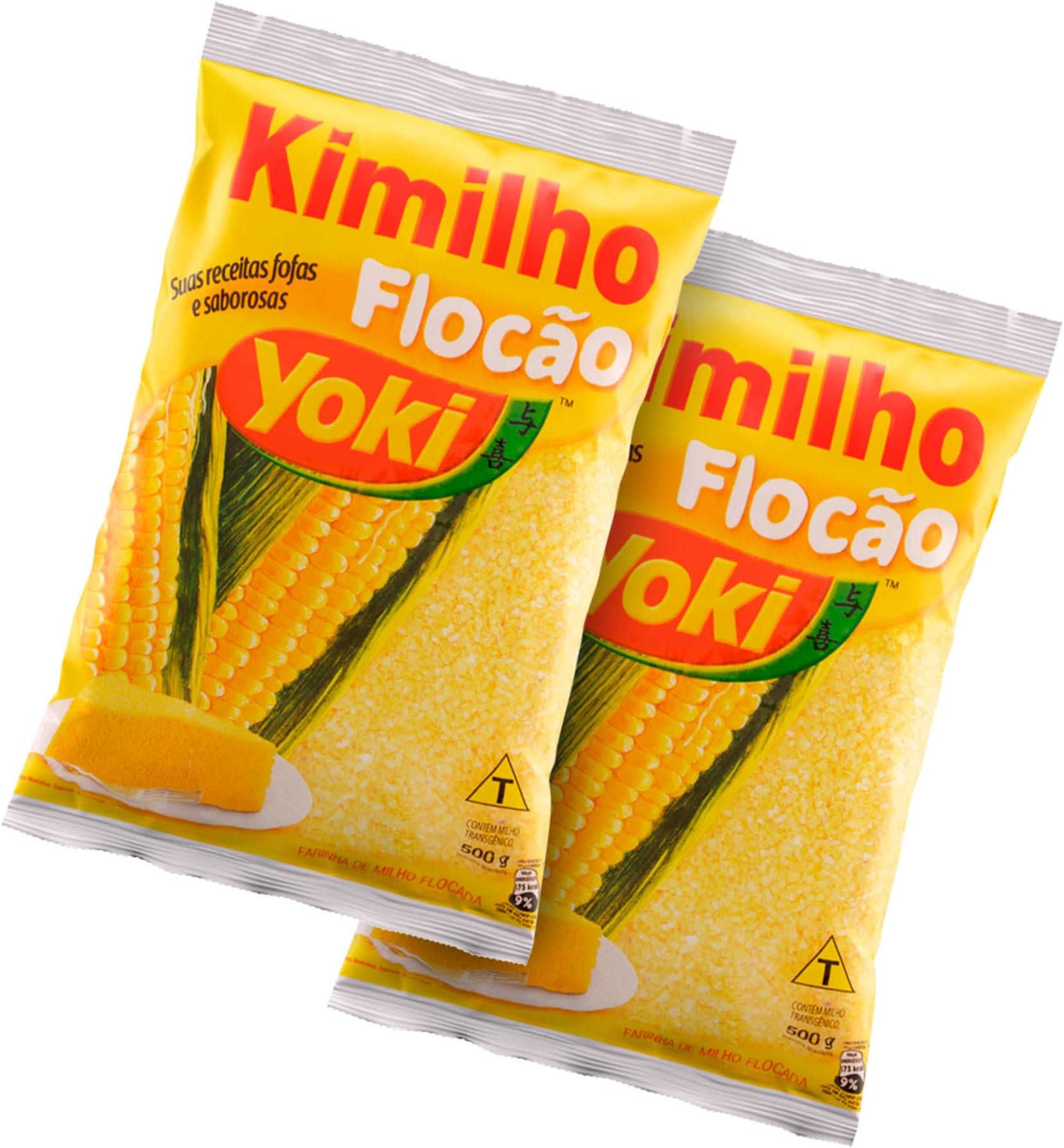 BRAZILIAN CORNER Yoki Kimilho Flour Flocao Farinha de Milho 500g [1 PACK]