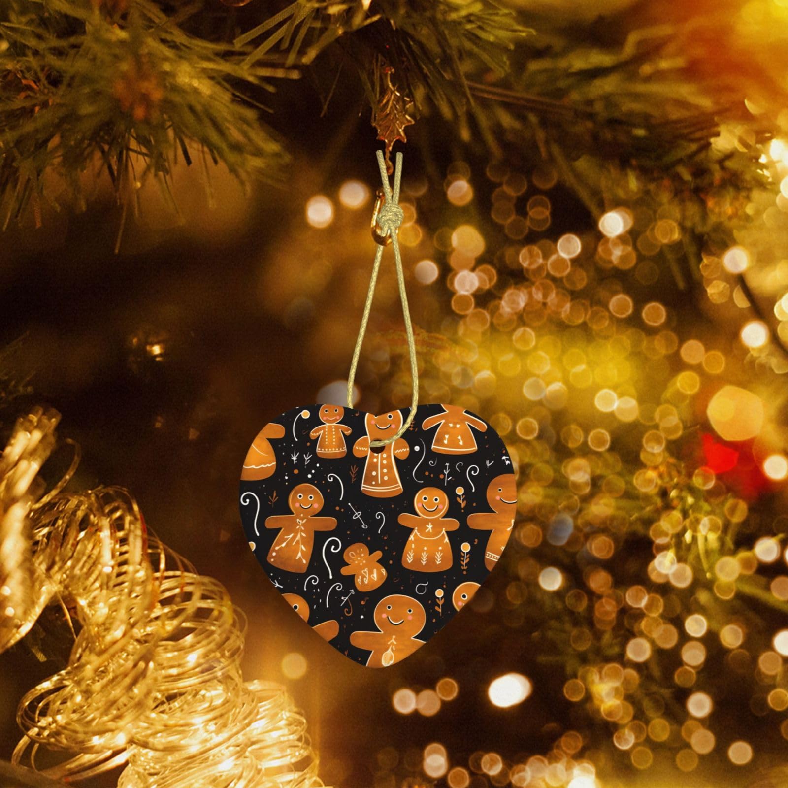 Decorazioni Natalizie A Forma Di Omino Di Pan Di Zenzero | 24 Pezzi In PVC Morbido, Per Albero E Casa, Regalo Di Natale