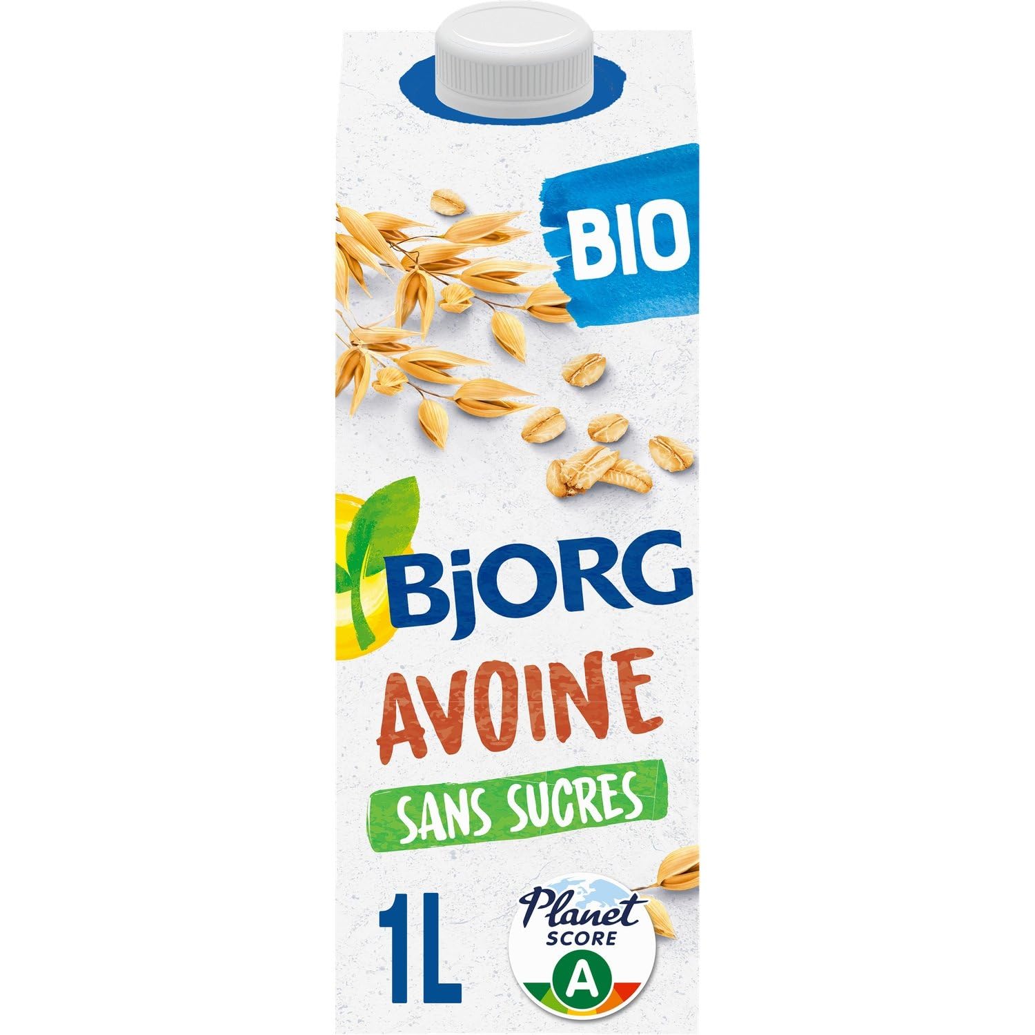 Pour un quotidien malin et léger — BJORG Boisson Végétale Avoine Sans Sucres Bio, Format 1L - Lot de 4