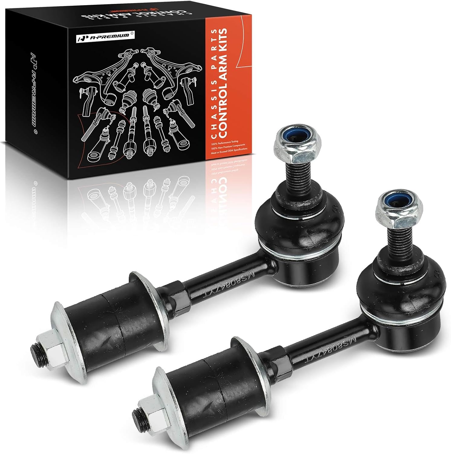 A-Premium 2 x Rear Sway Bar Links Stabilizer Bar Links, Compatible with Mitsubishi Lancer 2002 2003 2004 2005