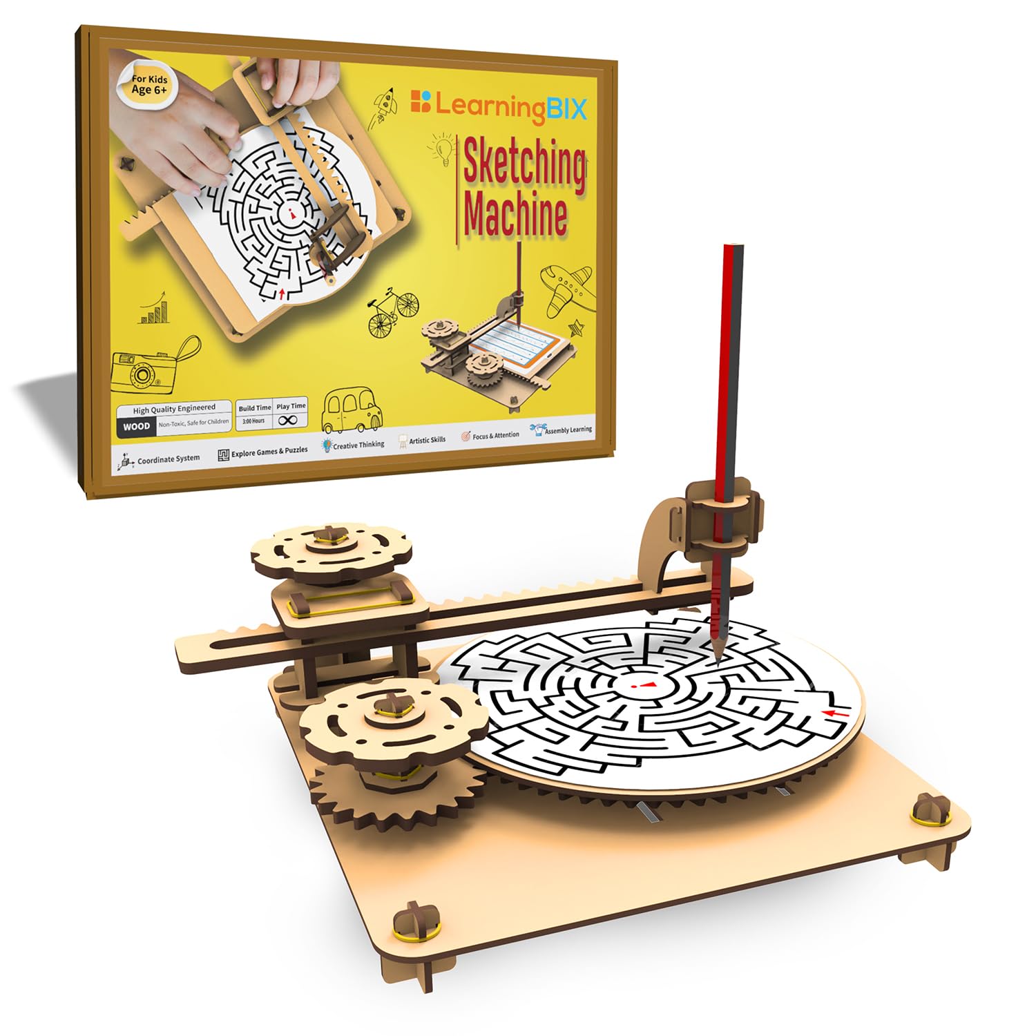 See full amazon price history chart for LearningBIX Sketching Machine Diy Kit|Stem Diy Toys For Kids 6 To 13 Years|Best Birthday Gifts For Boys&Girls Age 6,8,10,12,14|Science Toy, Education&Construction Based Fun Toy|Toys For Kids LearningBIX Sketching Machine Diy Kit|Stem Diy Toys For Kids 6 To 13 Years|Best Birthday Gifts For Boys&Girls Age 6,8,10,12,14|Science Toy, Education&Construction Based Fun Toy|Toys For Kids (B09XQFX4H8) Amazon Price History, Amazon Price Tracker
