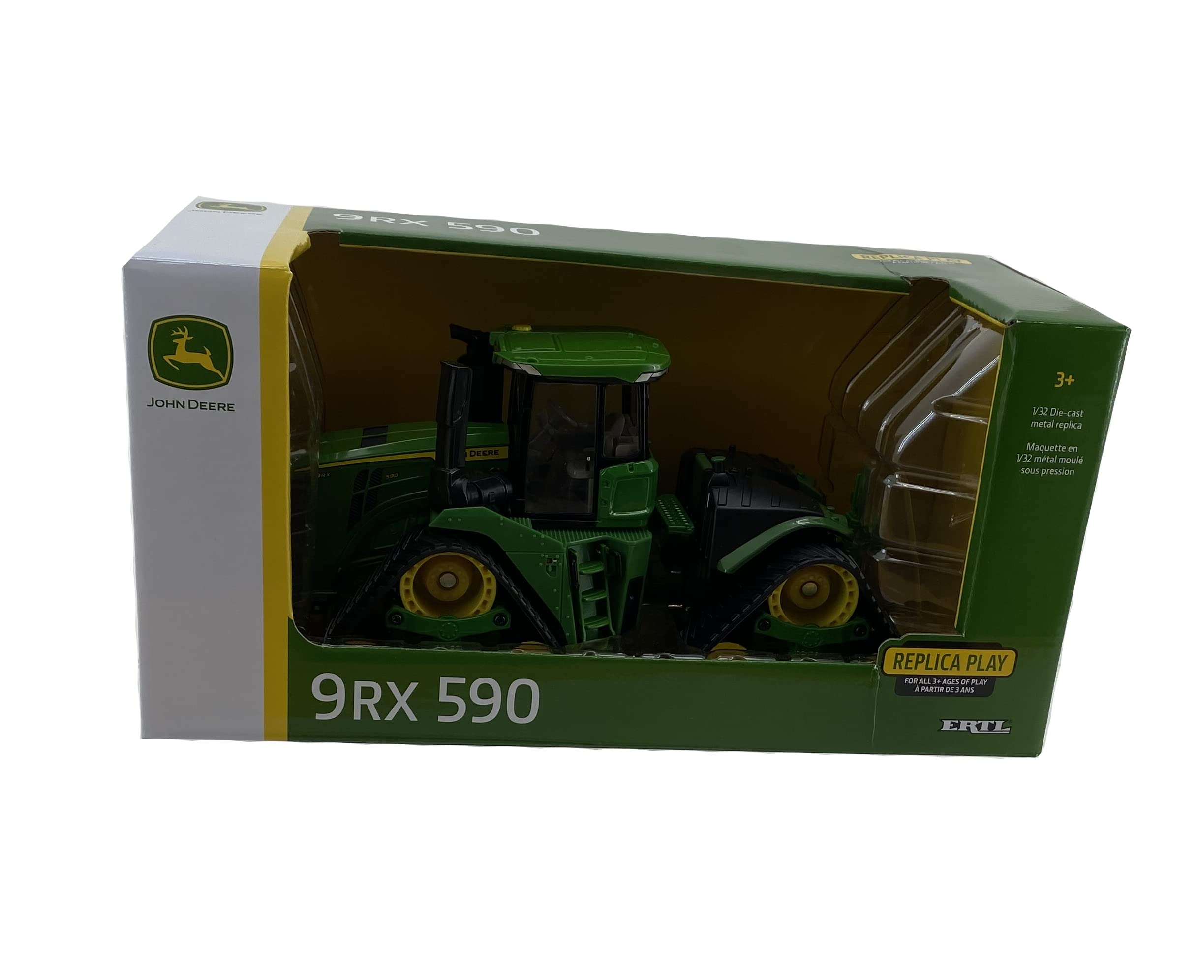 Amazon.com: John Deere 1/32 9RX 590 Tractor - LP77327 : Toys & Games